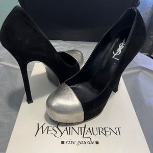 YSL SUEDE HEELS NEVER WORN SIZE 40